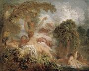 Jean-Honore Fragonard The Bathers oil painting